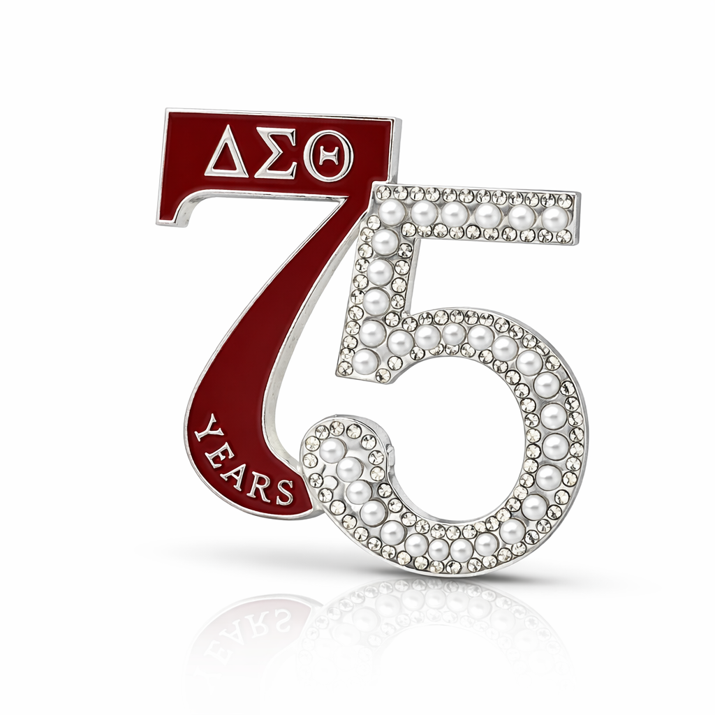 75th Delta Sigma Theta Diamond Anniversary Pin | Simply Greek