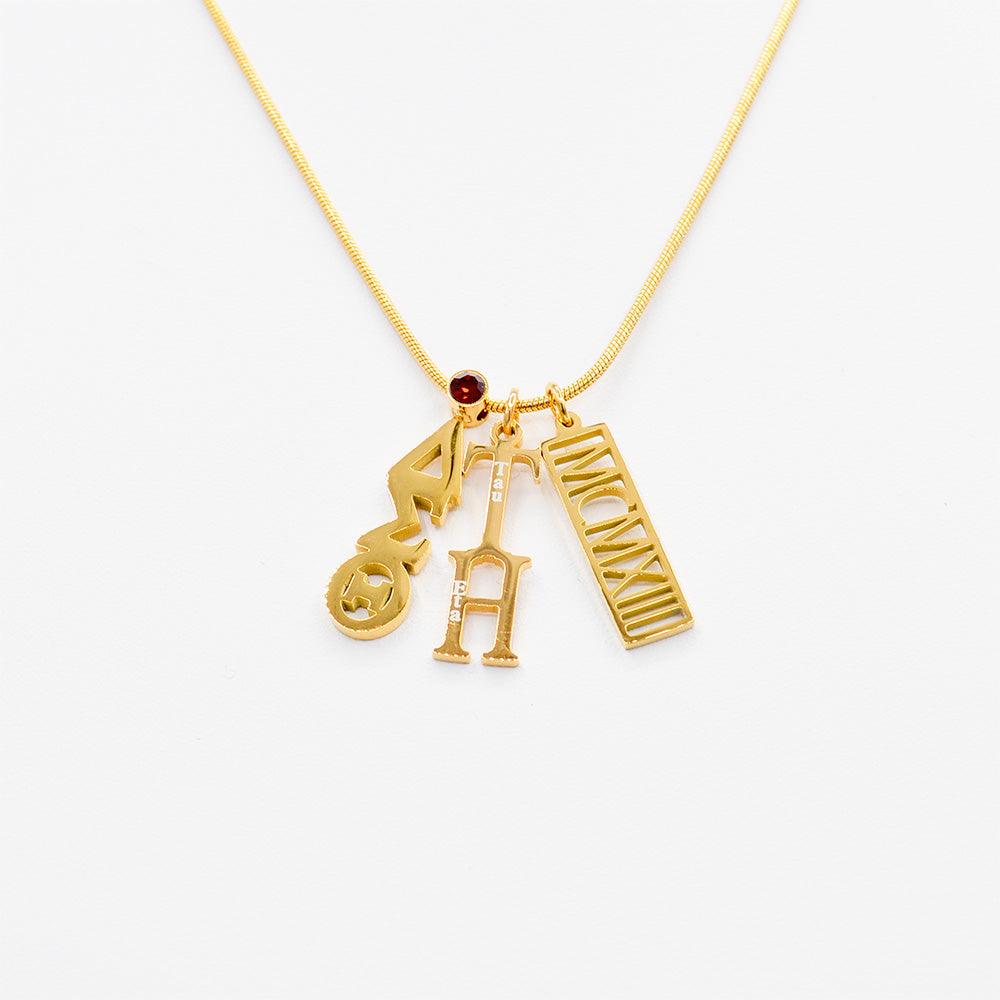 **NEW** DST Lavalier Charm Necklace - Simply Greek