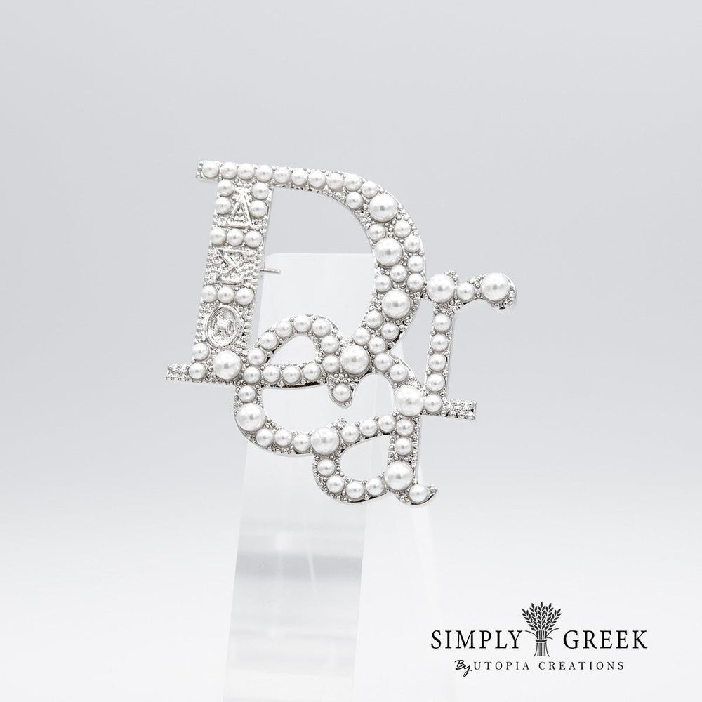 **NEW** The Pearl-Essence Collection DEAR D'OR Signature Brooch - Simply Greek