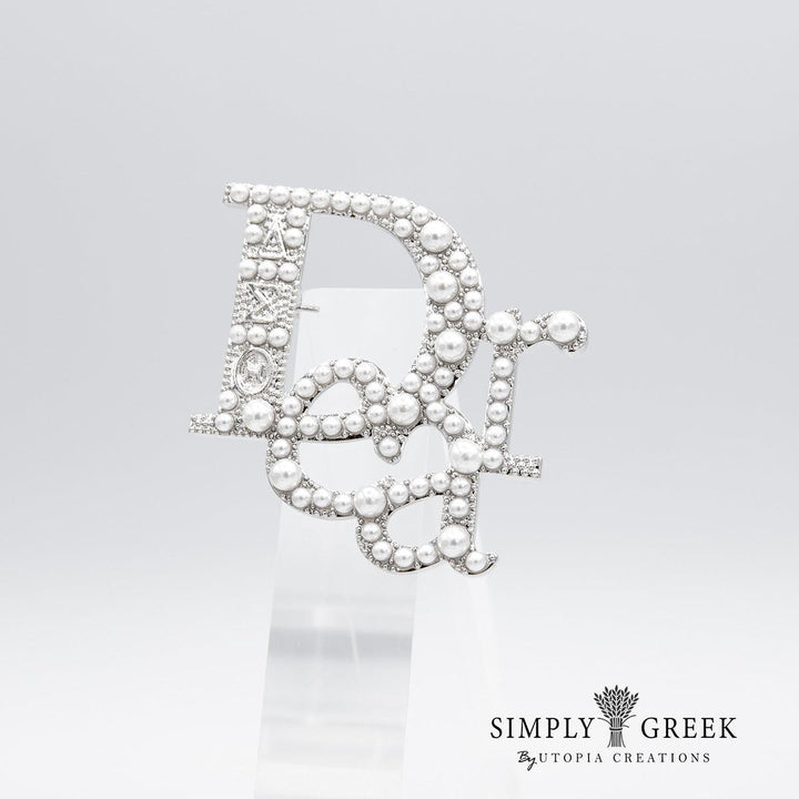 **NEW** The Pearl-Essence Collection DEAR D'OR Signature Brooch - Simply Greek