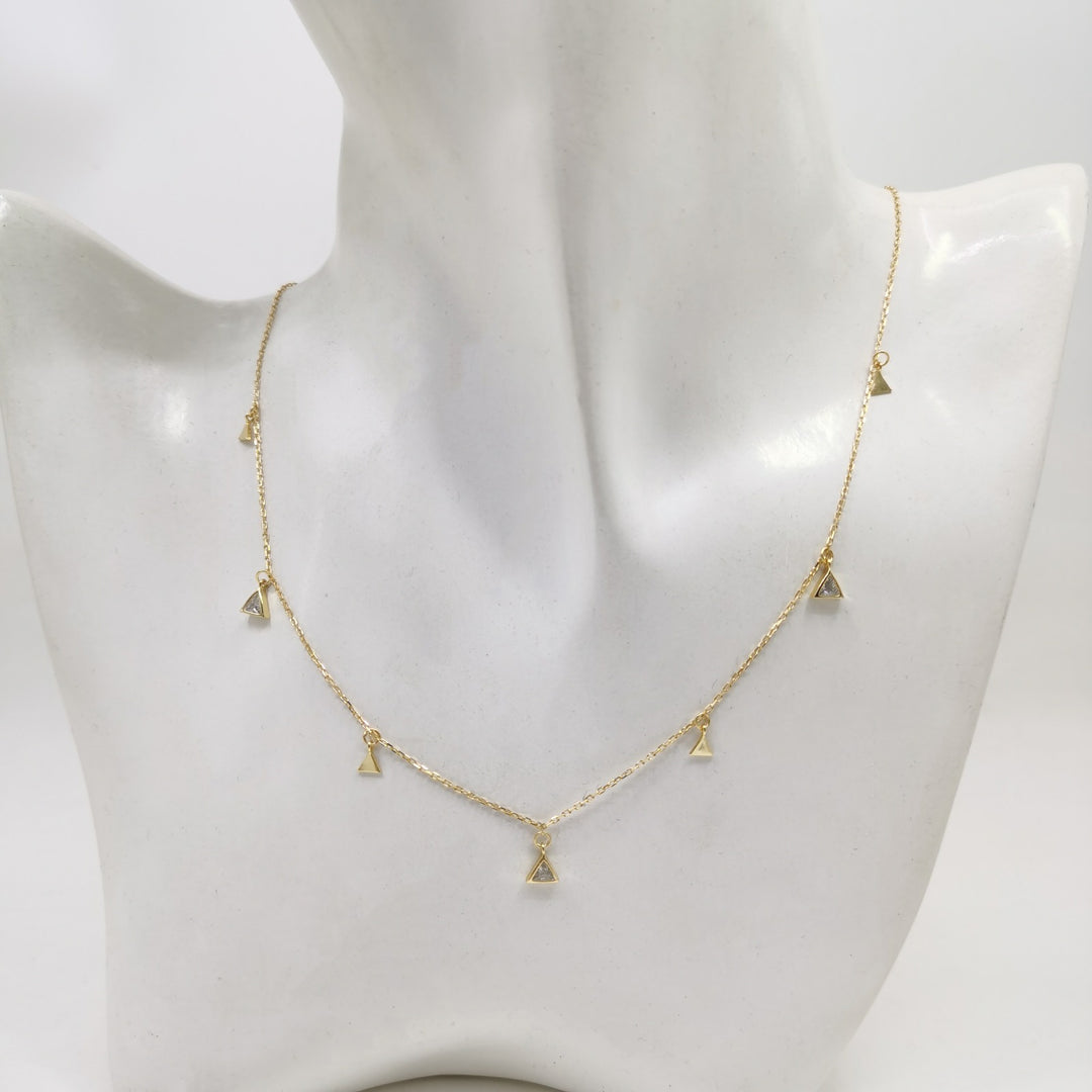 **NEW** Delta Pyramid Station Necklace