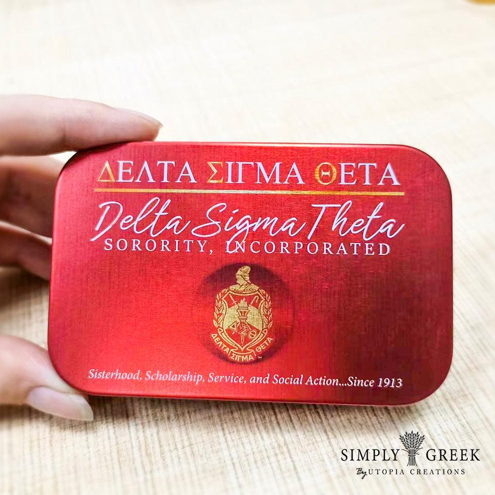 **NEW** DST Hinged Mini Tin - Simply Greek
