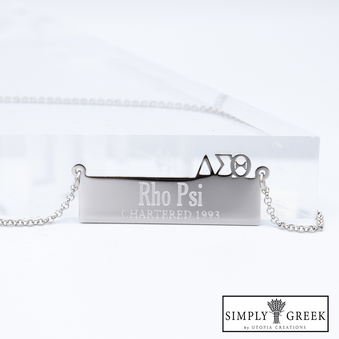 DST Rho Psi Anniversary Necklace - Simply Greek