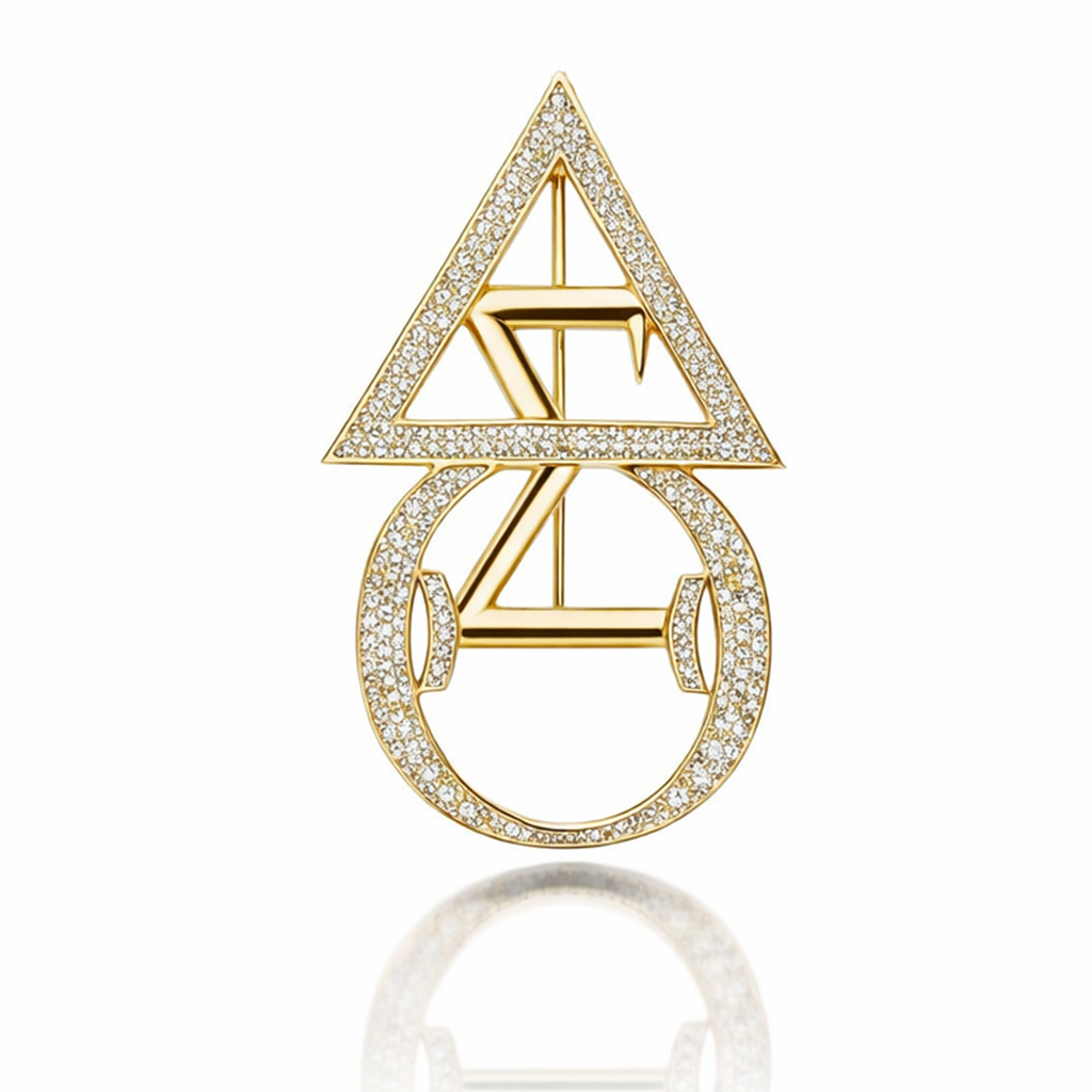 NEW** Delta Sigma Theta Triarche' Brooch Pin – Simply Greek