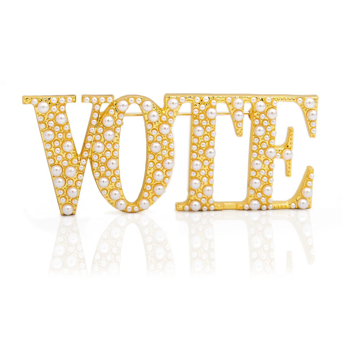 **new** The Pearl-essence Collection Vote Brooch – Simply Greek