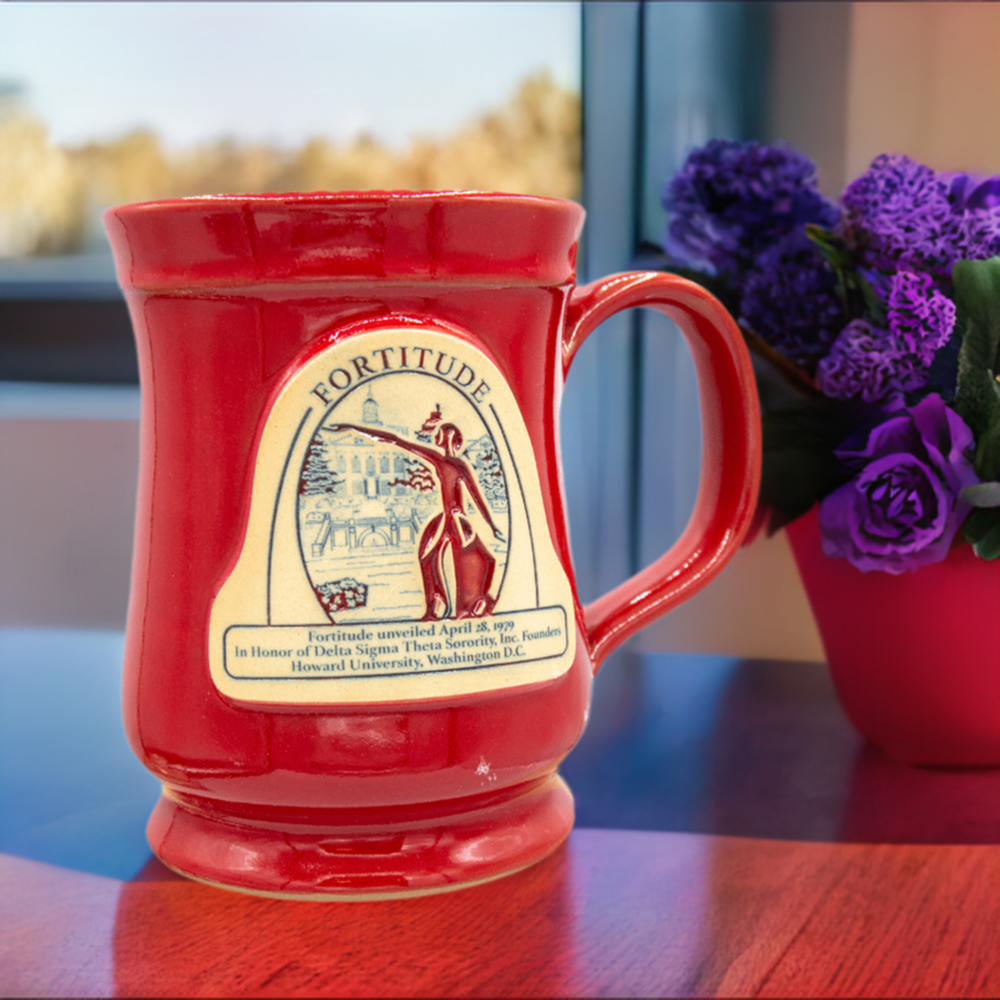 Delta Sigma Theta Fortitude Pottery Mug. Limited Edition drinkware by Simply Greek.