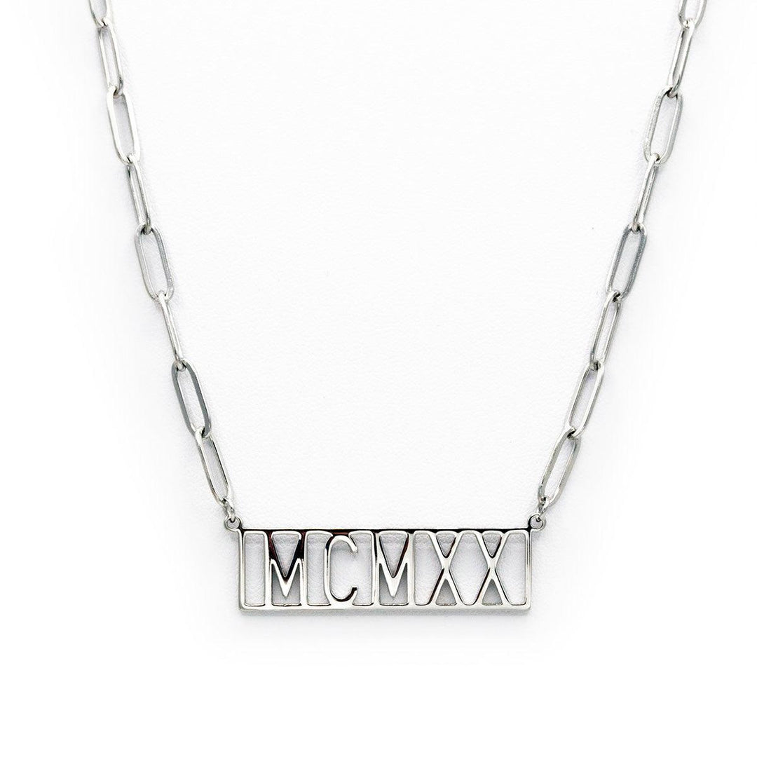 Zeta Phi Beta 1920 Roman Numeral Necklace by Utopia Creations