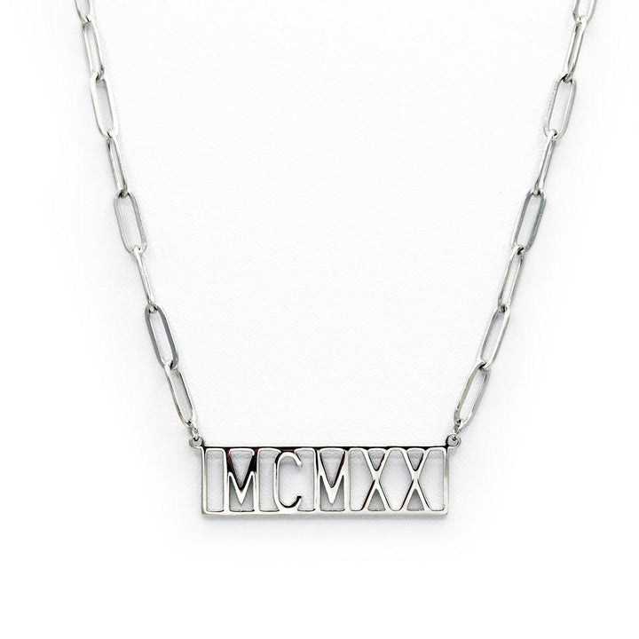 Zeta Phi Beta 1920 Roman Numeral Necklace by Utopia Creations