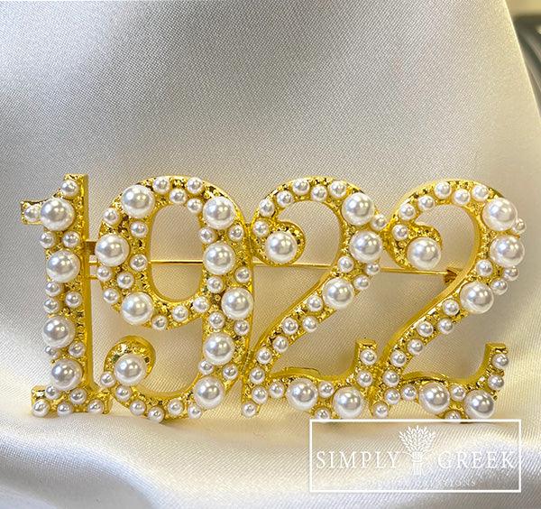 The 1922 Founding Year Brooch for Sigma Gamma Rho Sorority, Incorporated