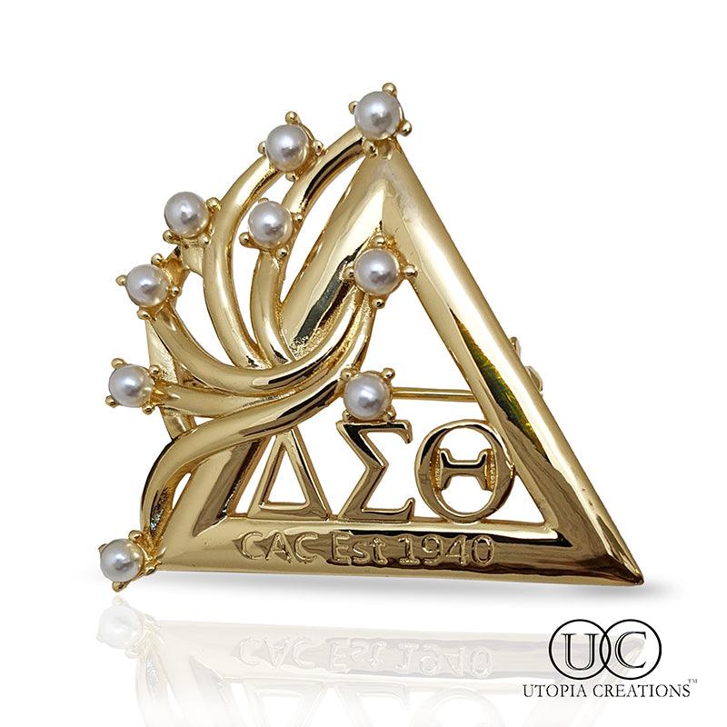 DST Charleston Alumnae Commemorative Chapter Brooch by Utopia Creations