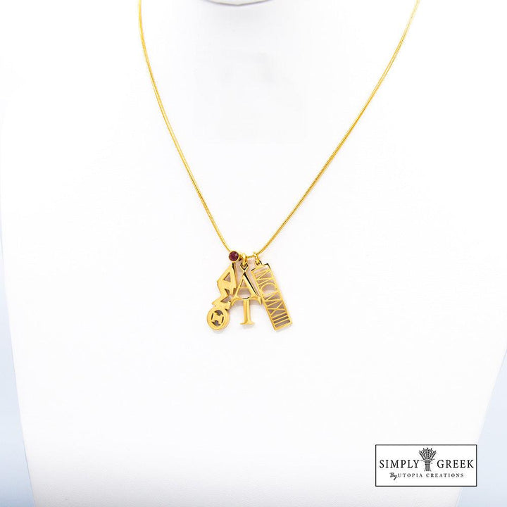**NEW** DST Lavalier Charm Necklace - Simply Greek