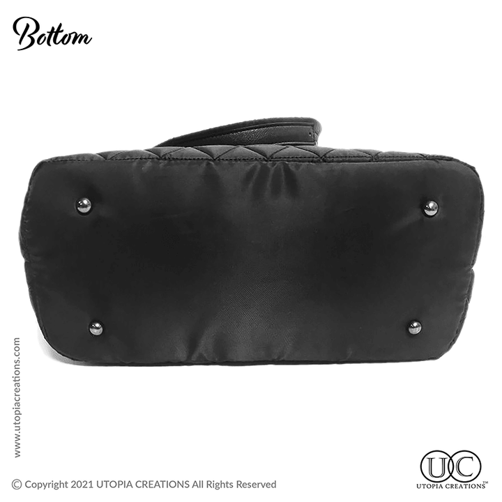 Delta Sigma Theta Quilted Business Tote - Simply Greek