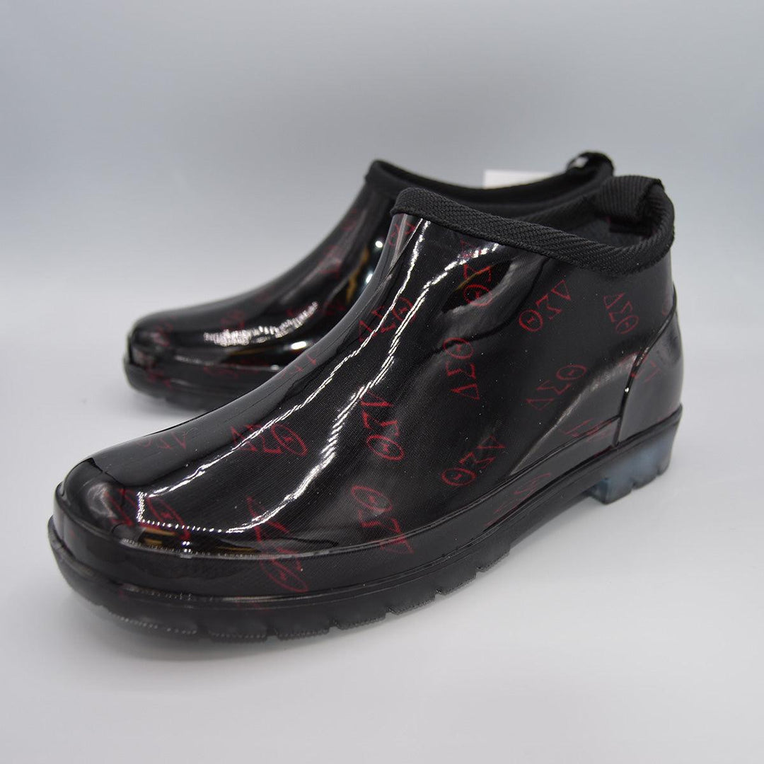 Delta Sigma Theta Rain Boots offered exclusively at Simply Greek