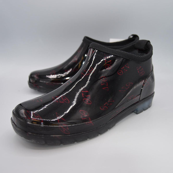 Delta Sigma Theta Rain Boots offered exclusively at Simply Greek
