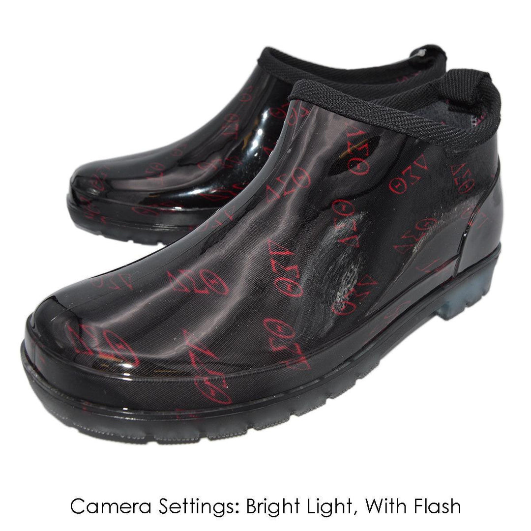 Delta Sigma Theta Rain Boots offered exclusively at Simply Greek