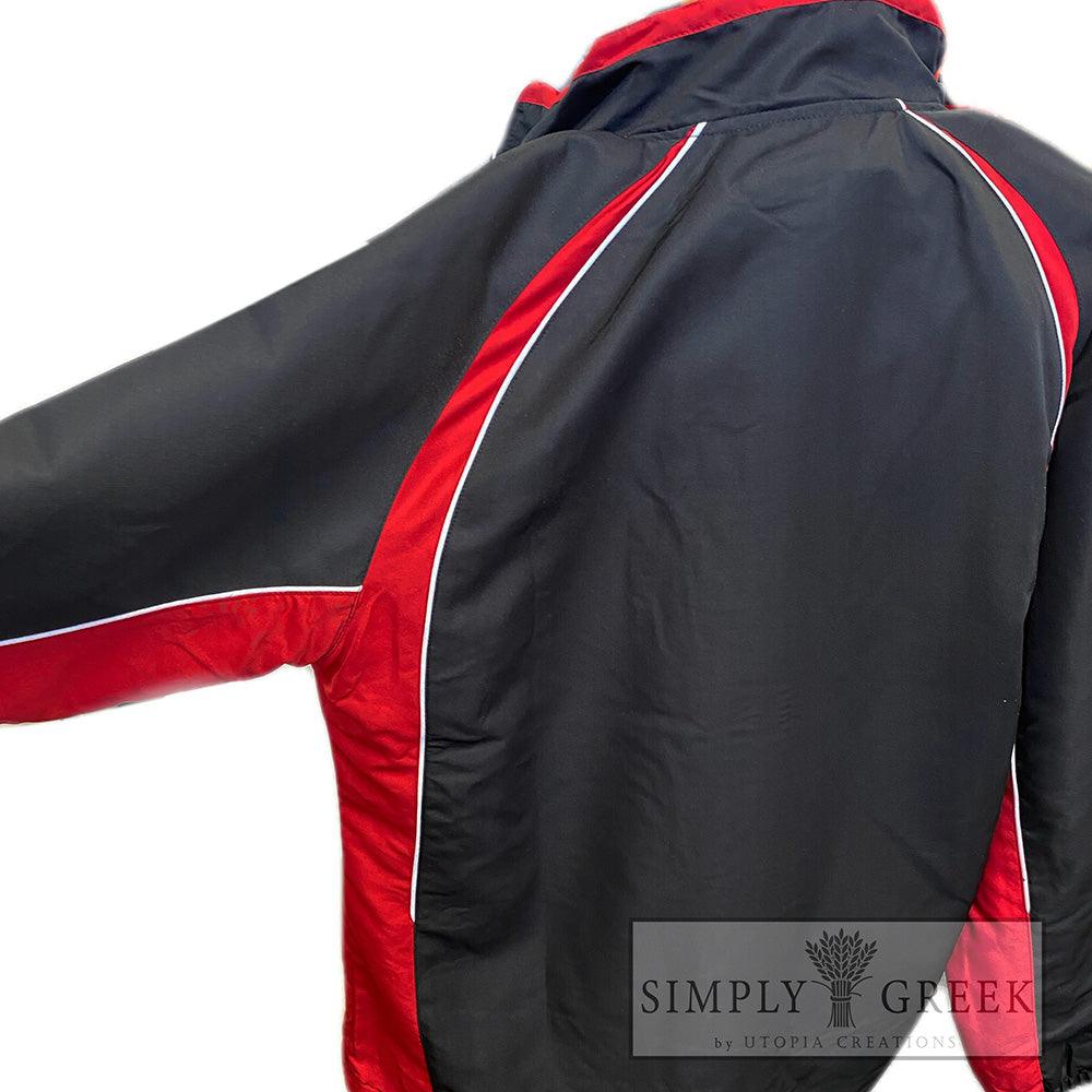Delta Sigma Theta embroidered track jacket at Simply Greek by Utopia Creations.