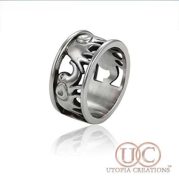 Elephant Ring (Stainless Steel) - UTOPIA CREATIONS | Accessories & Gifts