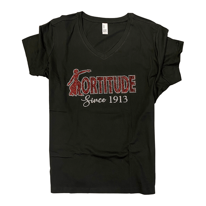 DST "FORTITUDE" Rhinestone Tee - Simply Greek