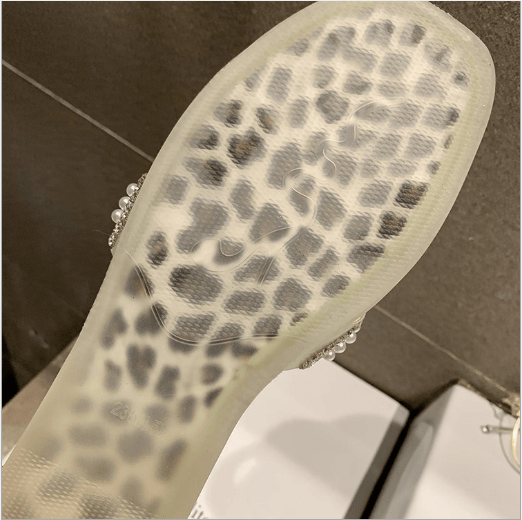 Pearl & Rhinestone Slides | Flip Flops - Simply Greek