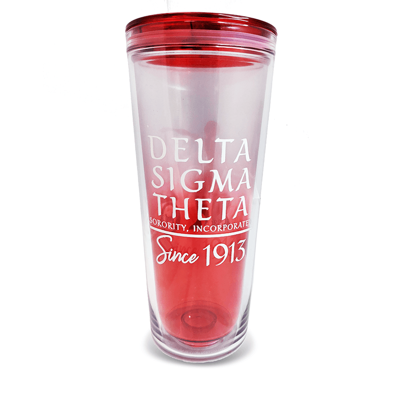 DST Ombré Venti Tumbler w/straw & cleaner - Simply Greek