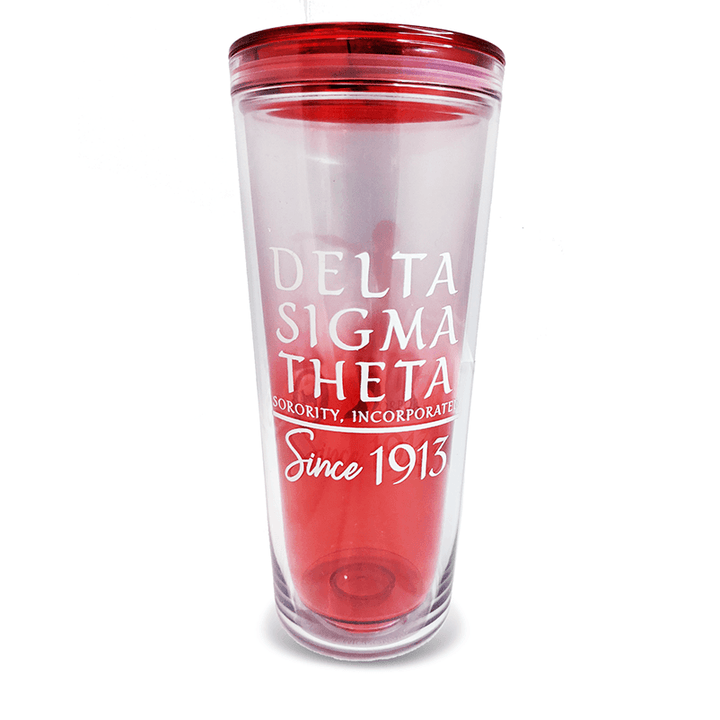 DST Ombré Venti Tumbler w/straw & cleaner - Simply Greek