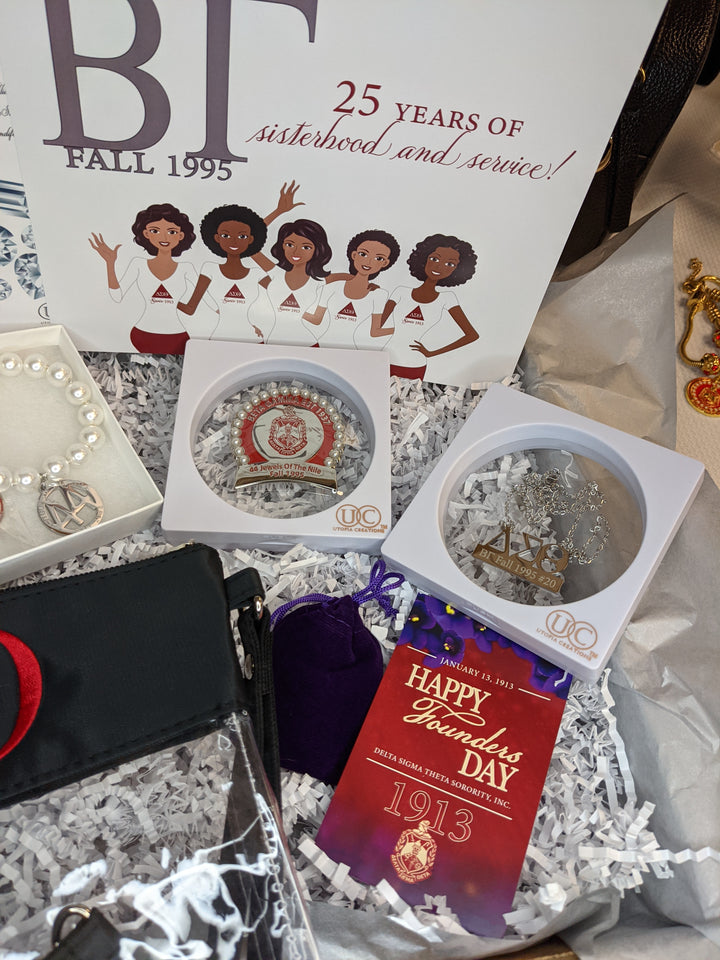 Delta Sigma Theta Custom Bundle Box, Deltaversary, Line Anniversary for Beta Gamma Fall 1995 line