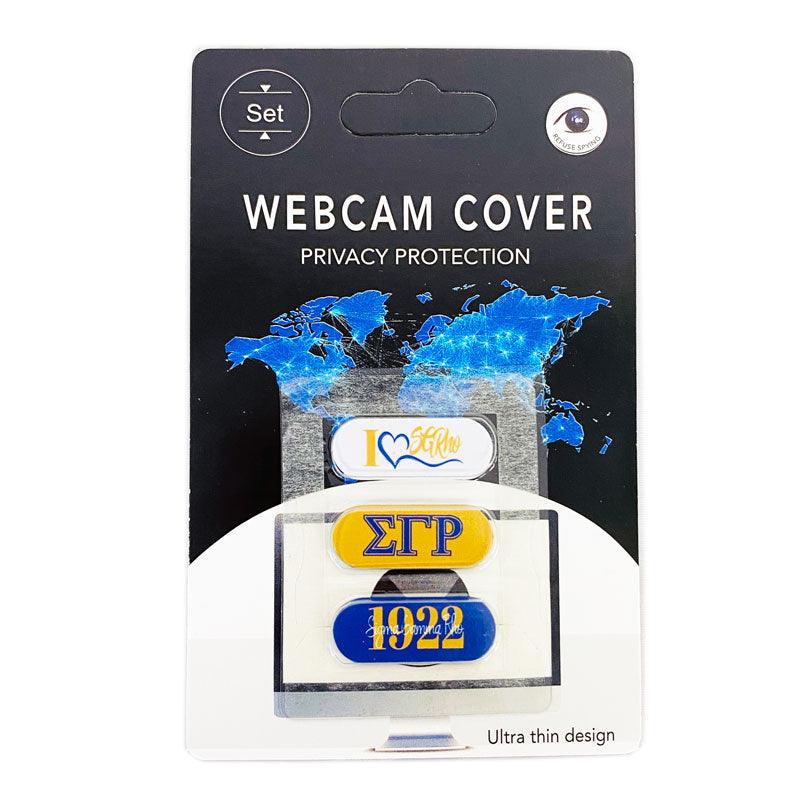 Sigma Gamma Rho Webcam Cover. Privacy Protection with SGRho Greek Symbols