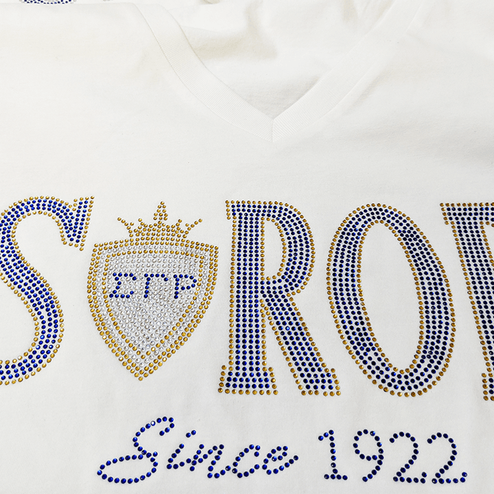 "SOROR" Rhinestone/Bling Tee - Simply Greek