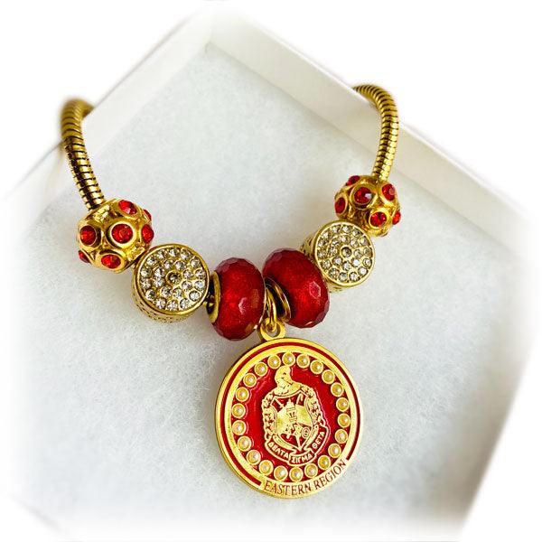 Eastern Region DST, Delta Sigma Theta, DST Charm Bracelet, DST Charms