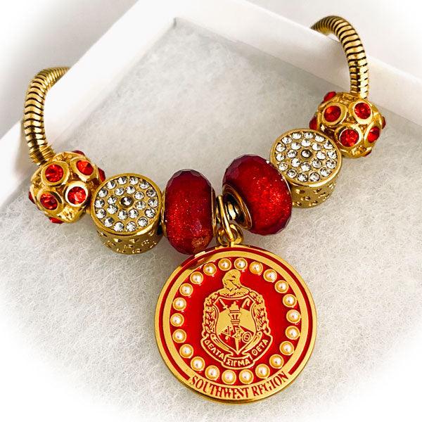 Southwest Region DST, Delta Sigma Theta, DST Charm Bracelet, DST Charms