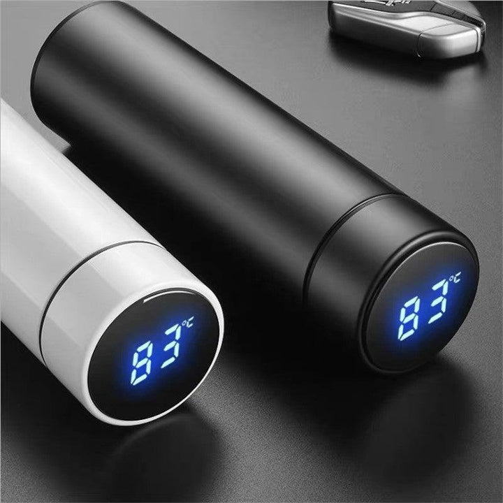 ΣΓΡ Smart Thermal Tumbler (Stainless Steel) - Simply Greek