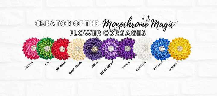 Ribbon Flower Corsages - Simply Greek