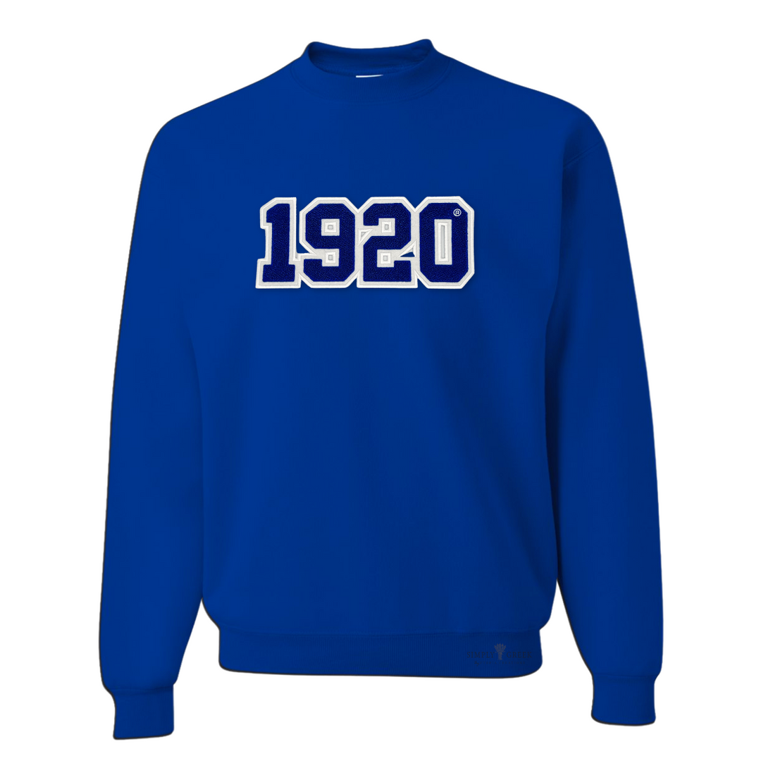Zeta 1920 Founding Year Crew Neck Sweatshirt - Main Image