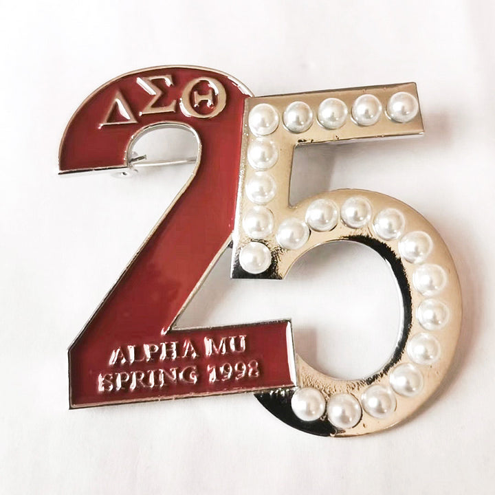 Alpha Mu 25th Anniversary Pin | Custom Pin