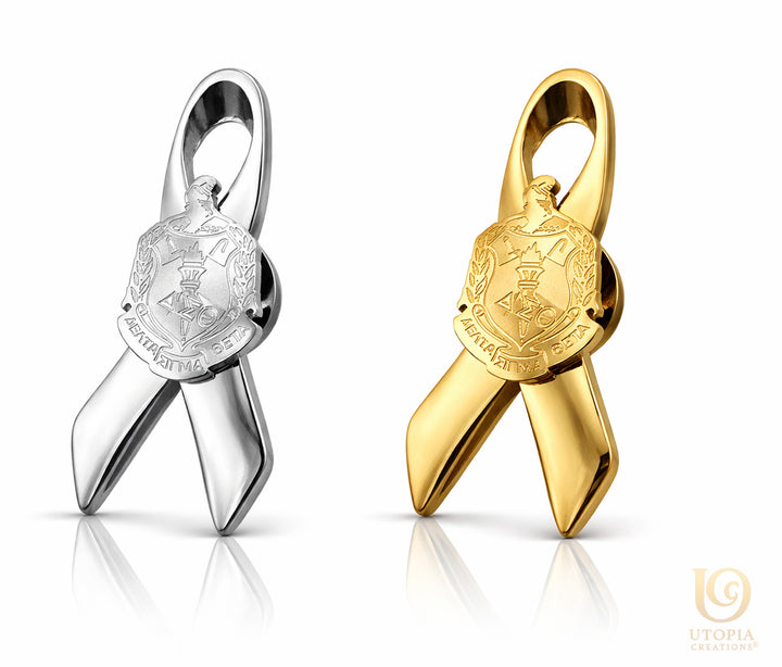 **NEW** Delta Sigma Theta Cancer/Cause Awareness Ribbon (Stainless Steel)