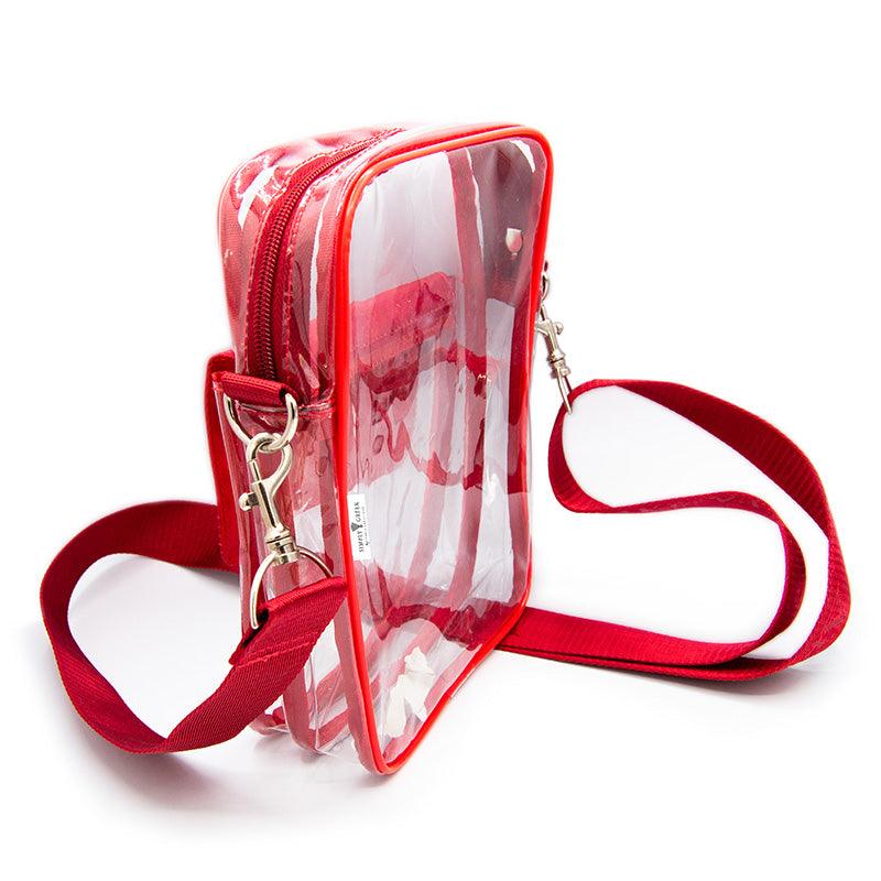 **NEW** Clear ΔΣΘ Stadium Crossbody Messenger Bag - Simply Greek