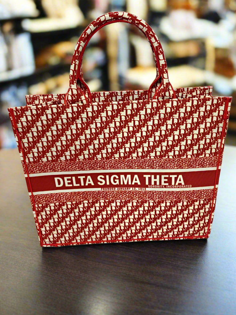 The DELTA® D'OR Canvas Book Tote | Simply Greek