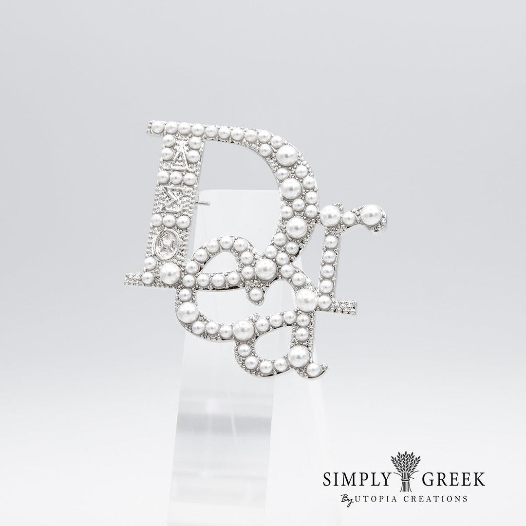 **NEW** The Pearl-Essence Collection DEAR D'OR Signature Brooch - Simply Greek