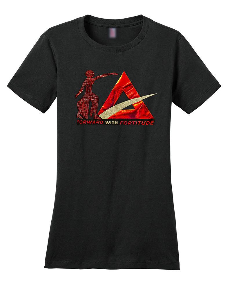 **NEW** Forward With Fortitude Bling Top - Simply Greek