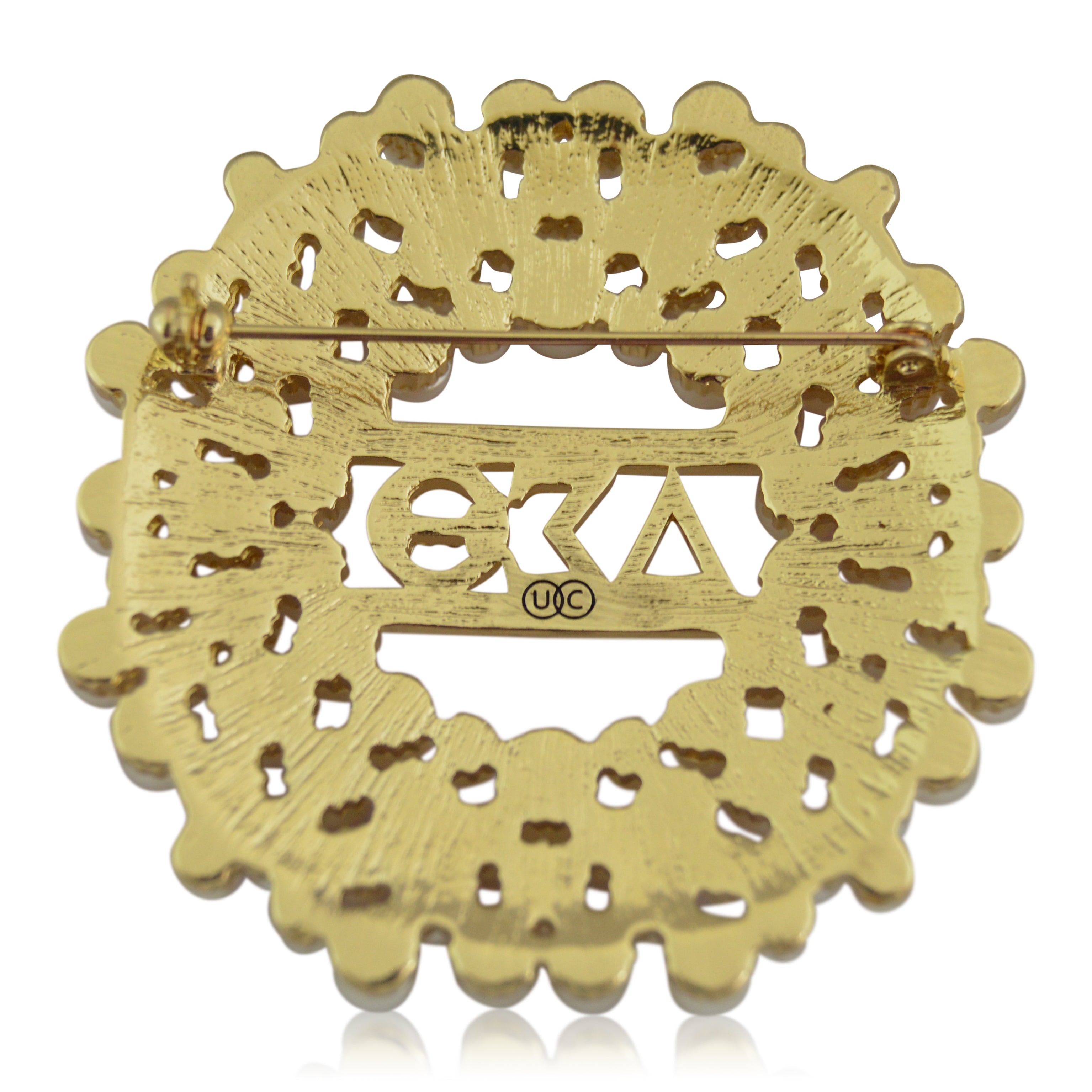Delta Sigma Theta DST Pearls Brooch Pin | Simply Greek