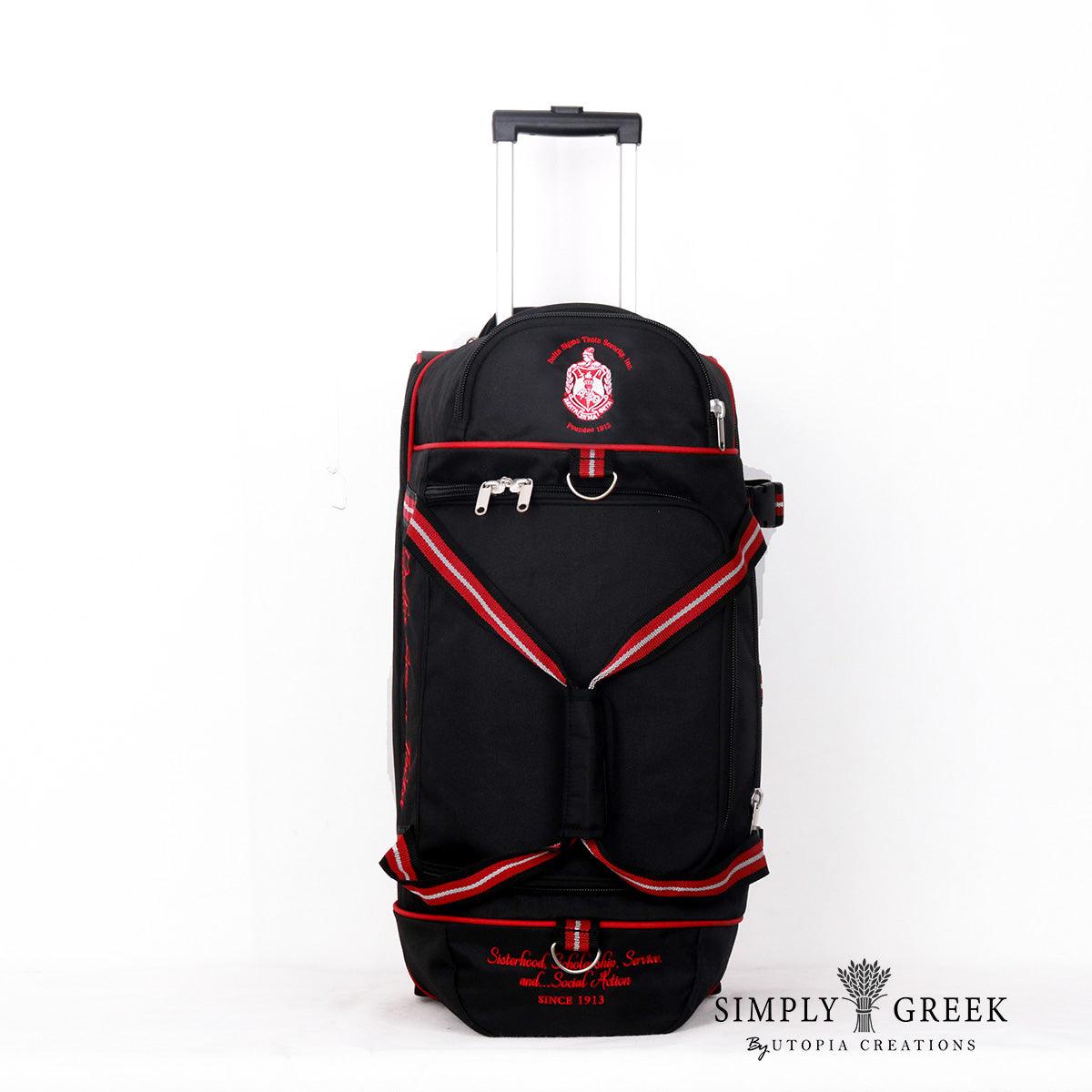 Delta Sigma Theta Travel Trolley Duffle Bag | Simply Greek