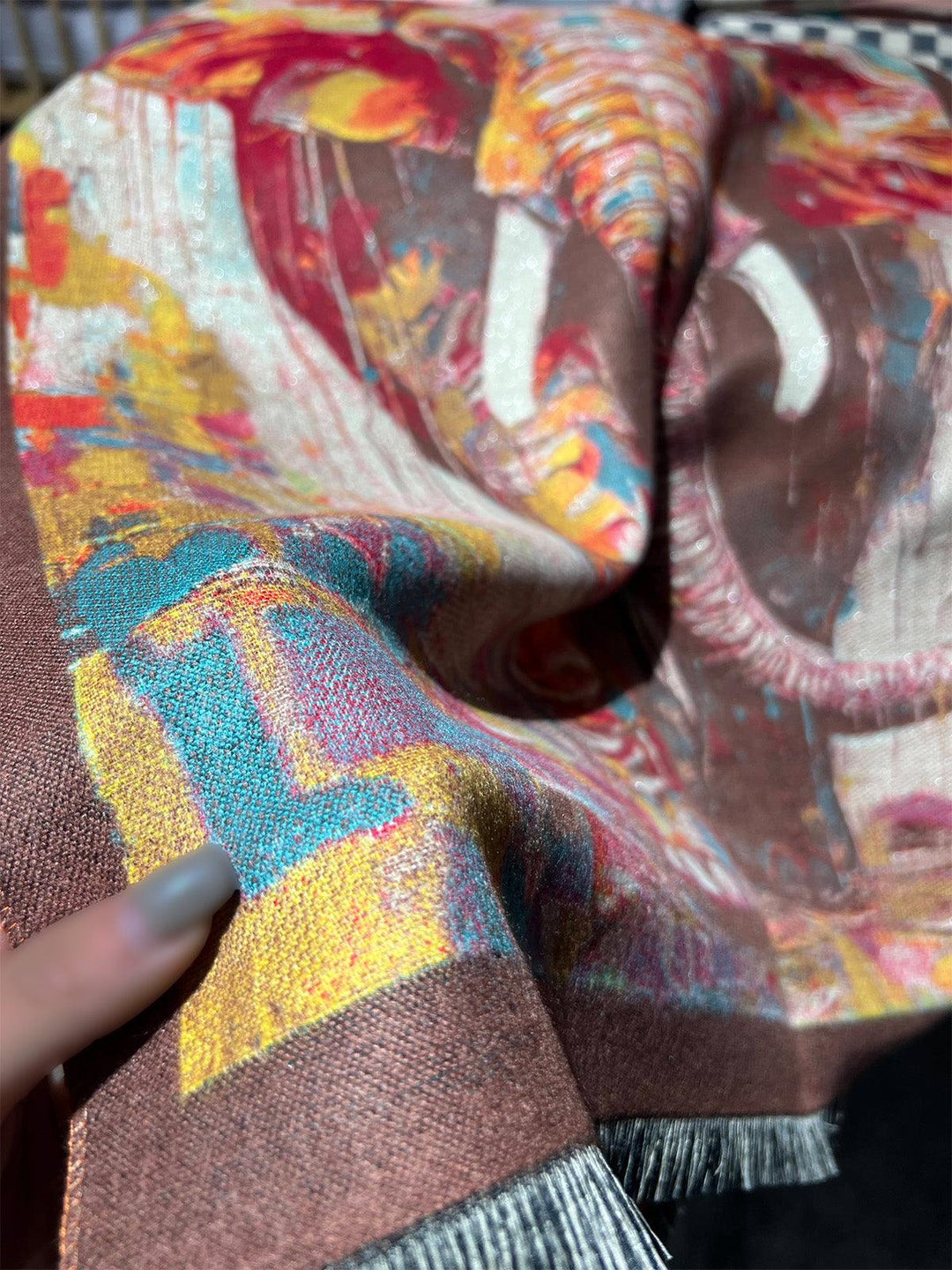 **NEW** Elephant Pashmina Shawl - Simply Greek