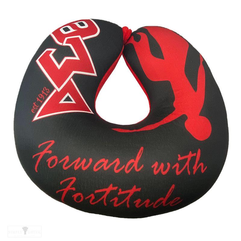 The Delta Forward with Fortitude neck pillow - Simply Greek