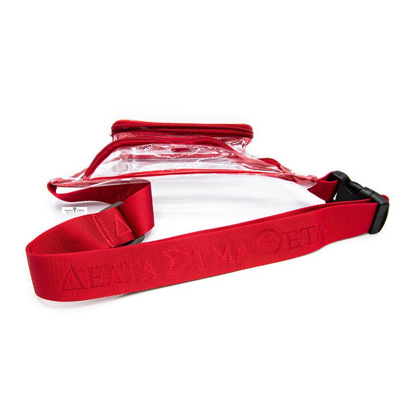 **NEW** ΔΣΘ Clear Fanny Pack Waist Bag - Simply Greek