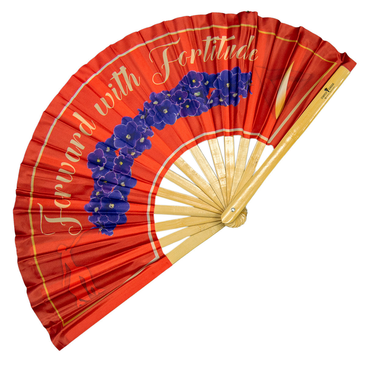 Delta Sigma Theta Popping/Clacking Accordion Handheld Fans