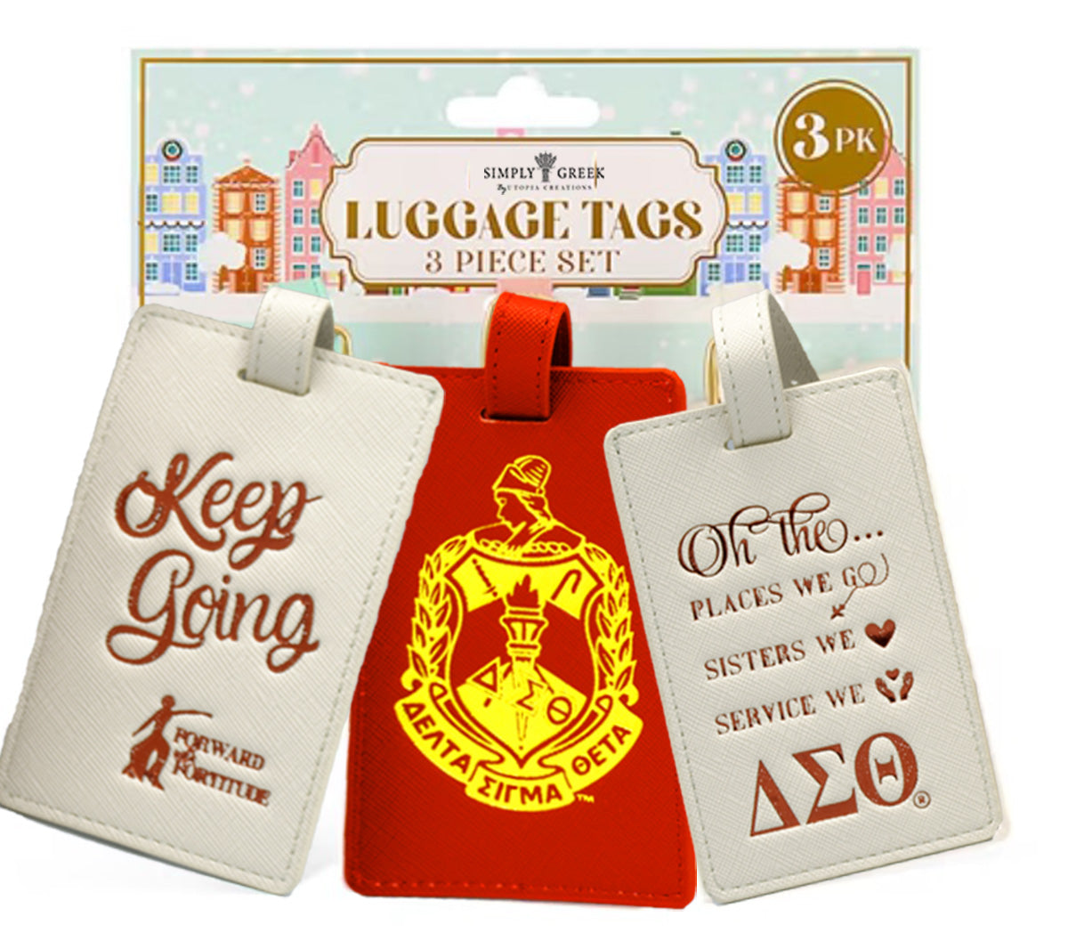 LABELS & TAGS VOL.3/ファション・ラベル＆タグ デザイン 作品 DST Travel Luggage Tags (Set of 3) – Simply Greek