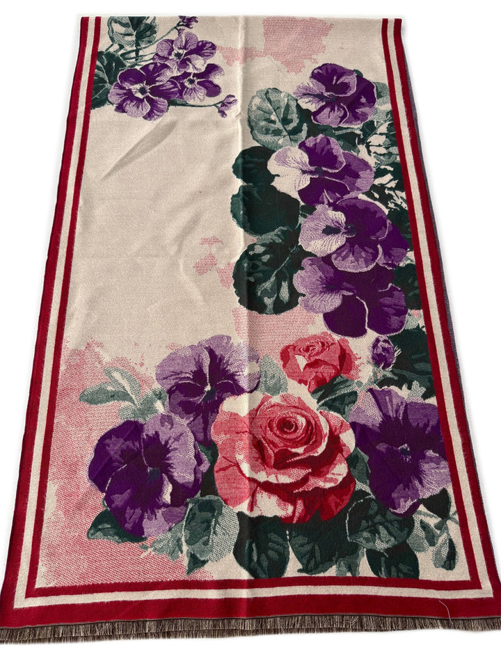 [PRE-ORDER] Velouria Bloom Luxe Pashmina Scarf
