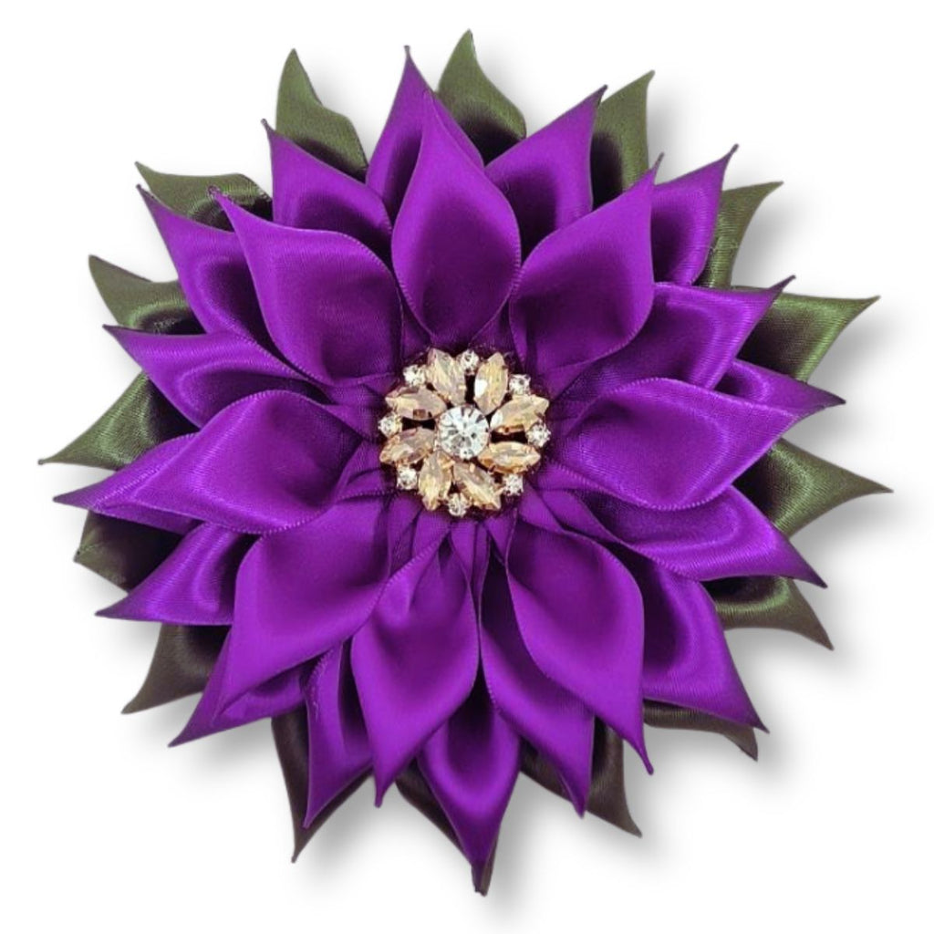 Purple_Green_Ribbon_Flower_102