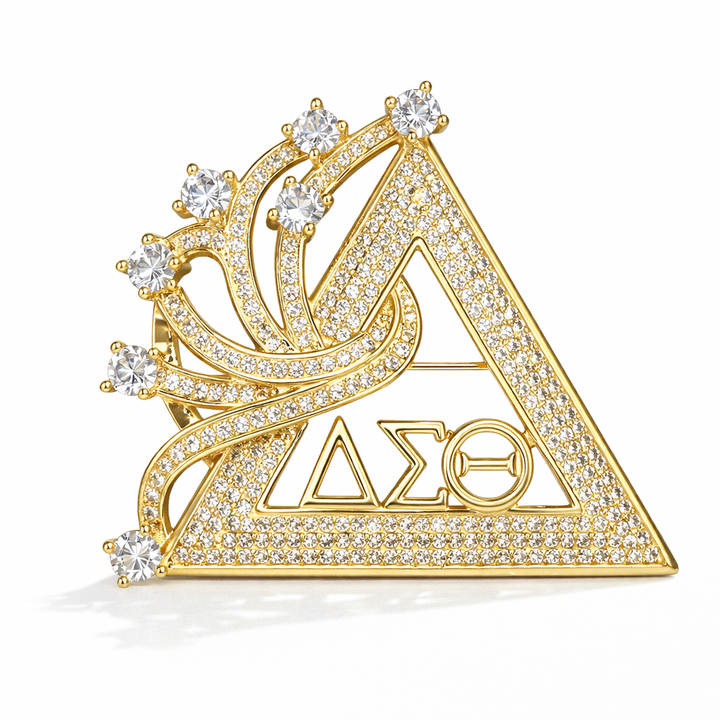 DST "Soaring Seven" ΔΣΘ Pyramid Brooch