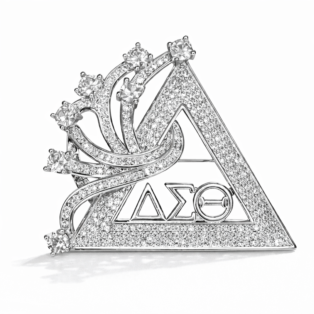 DST "Soaring Seven" ΔΣΘ Pyramid Brooch